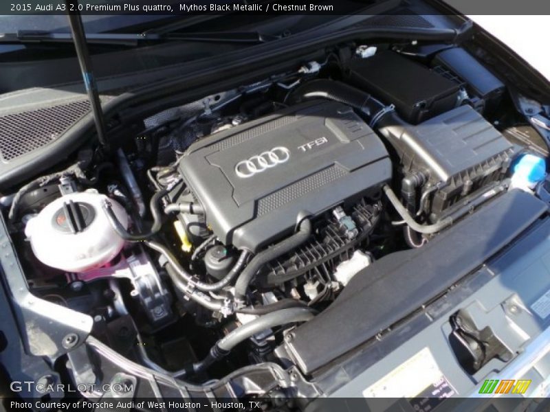 Mythos Black Metallic / Chestnut Brown 2015 Audi A3 2.0 Premium Plus quattro