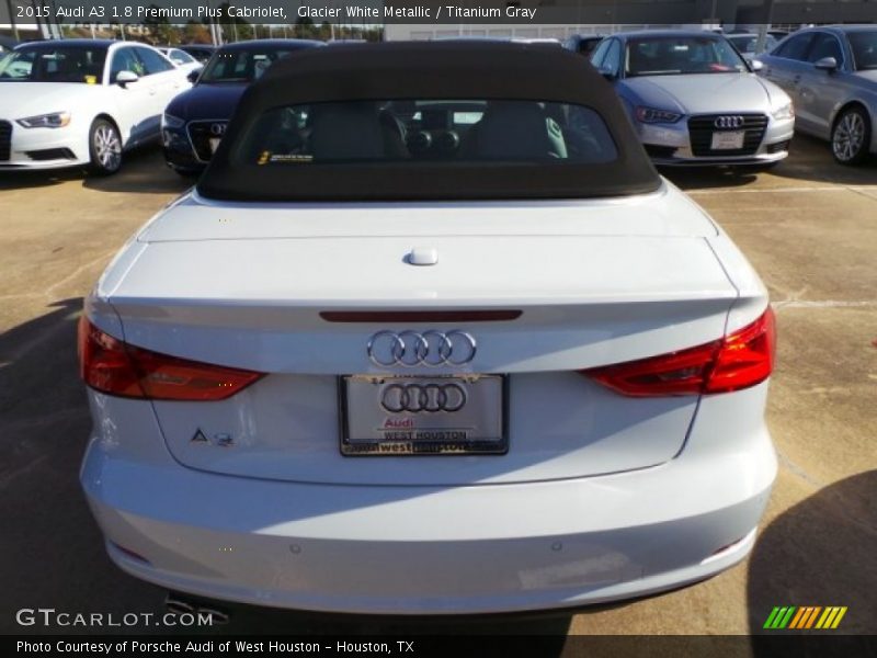 Glacier White Metallic / Titanium Gray 2015 Audi A3 1.8 Premium Plus Cabriolet
