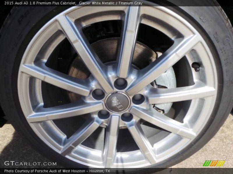 Glacier White Metallic / Titanium Gray 2015 Audi A3 1.8 Premium Plus Cabriolet