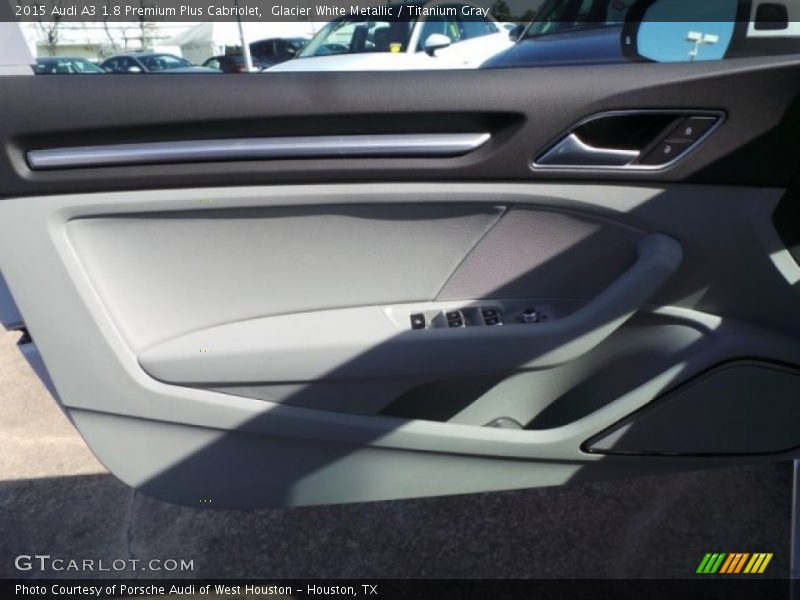 Glacier White Metallic / Titanium Gray 2015 Audi A3 1.8 Premium Plus Cabriolet