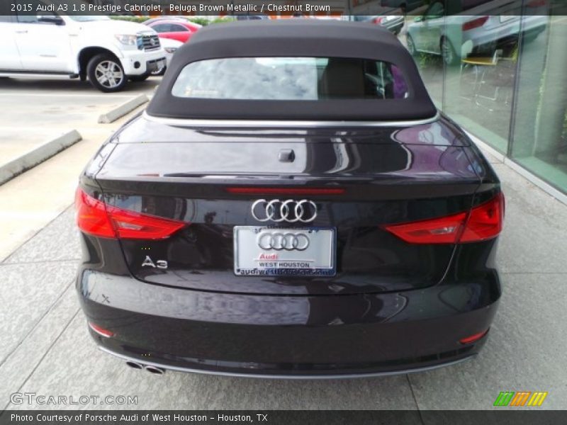 Beluga Brown Metallic / Chestnut Brown 2015 Audi A3 1.8 Prestige Cabriolet