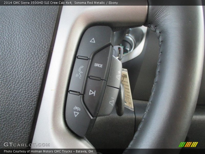 Sonoma Red Metallic / Ebony 2014 GMC Sierra 3500HD SLE Crew Cab 4x4