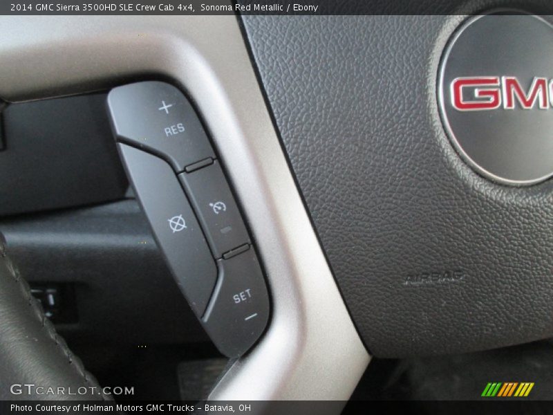 Sonoma Red Metallic / Ebony 2014 GMC Sierra 3500HD SLE Crew Cab 4x4