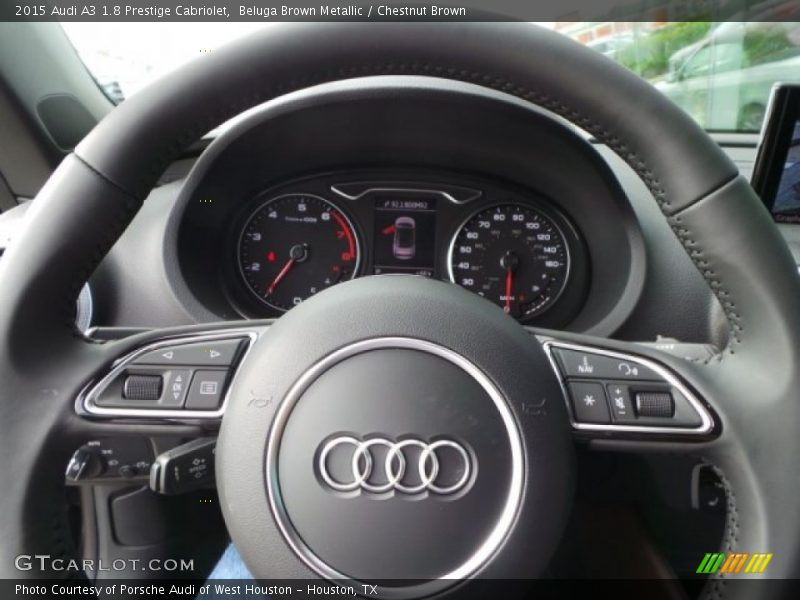 Beluga Brown Metallic / Chestnut Brown 2015 Audi A3 1.8 Prestige Cabriolet