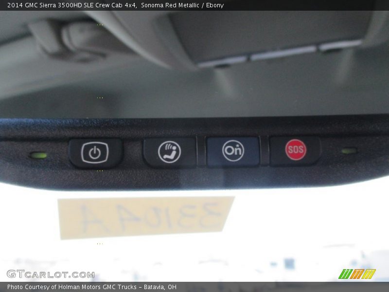 Sonoma Red Metallic / Ebony 2014 GMC Sierra 3500HD SLE Crew Cab 4x4