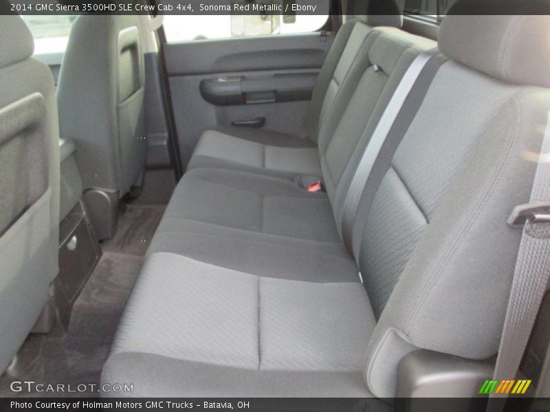 Rear Seat of 2014 Sierra 3500HD SLE Crew Cab 4x4