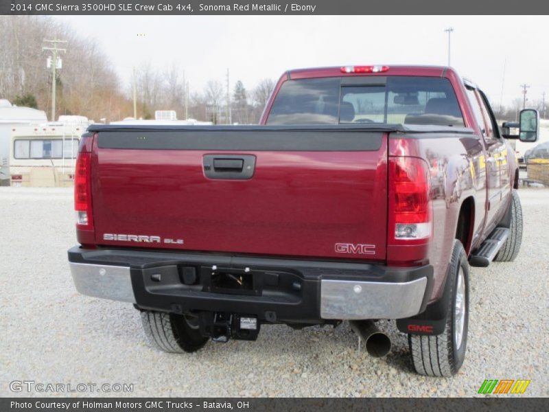 Sonoma Red Metallic / Ebony 2014 GMC Sierra 3500HD SLE Crew Cab 4x4