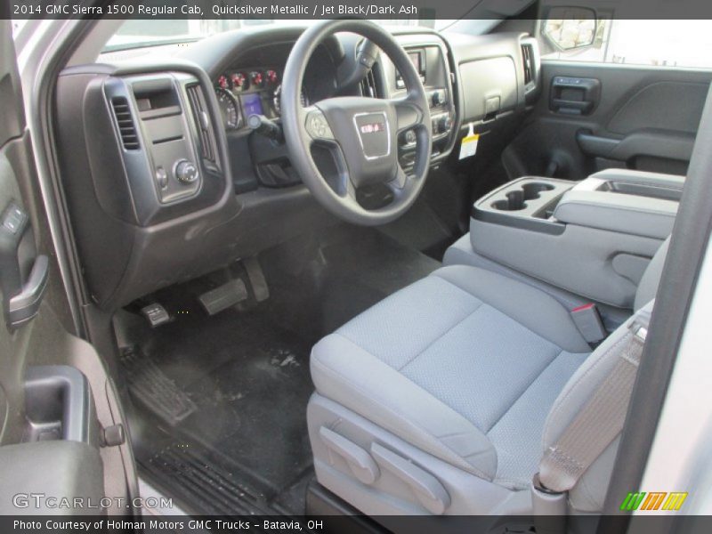 Quicksilver Metallic / Jet Black/Dark Ash 2014 GMC Sierra 1500 Regular Cab