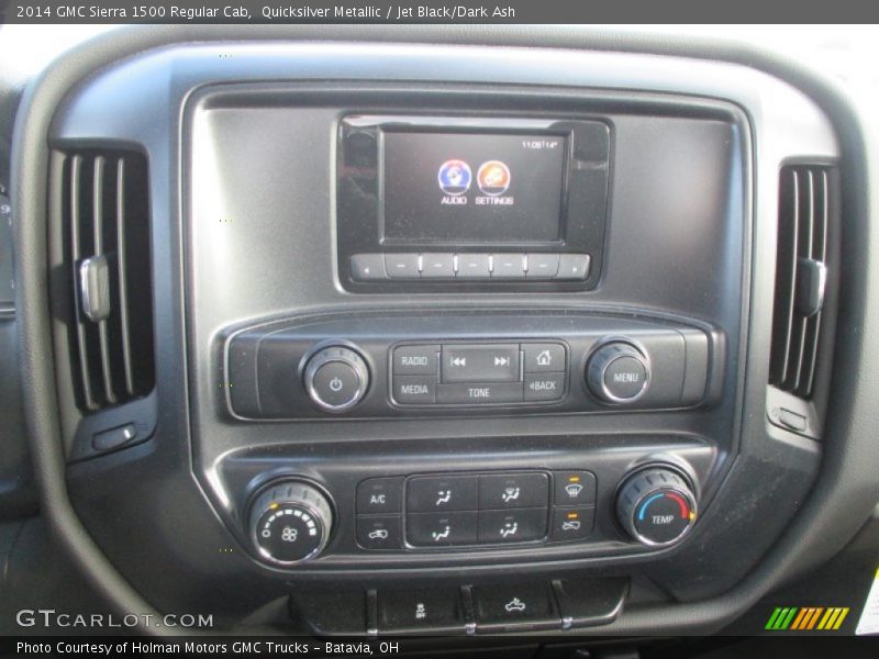 Quicksilver Metallic / Jet Black/Dark Ash 2014 GMC Sierra 1500 Regular Cab