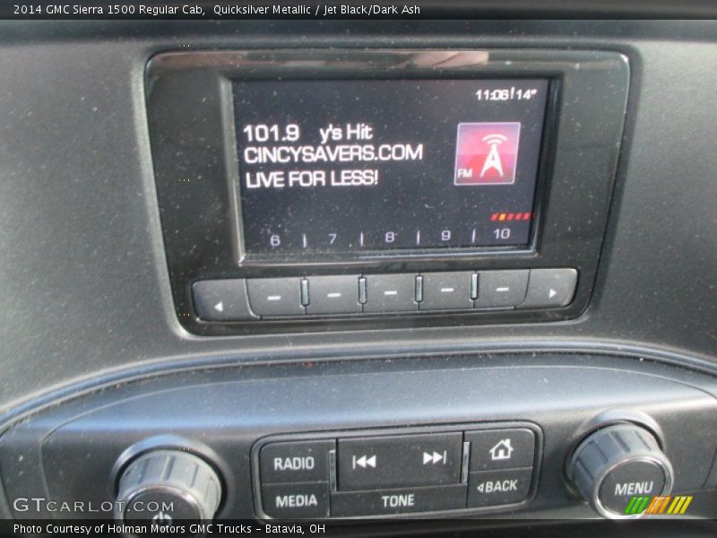 Quicksilver Metallic / Jet Black/Dark Ash 2014 GMC Sierra 1500 Regular Cab