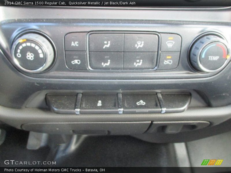 Quicksilver Metallic / Jet Black/Dark Ash 2014 GMC Sierra 1500 Regular Cab