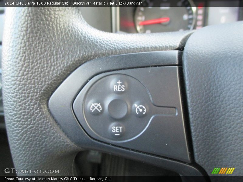 Quicksilver Metallic / Jet Black/Dark Ash 2014 GMC Sierra 1500 Regular Cab