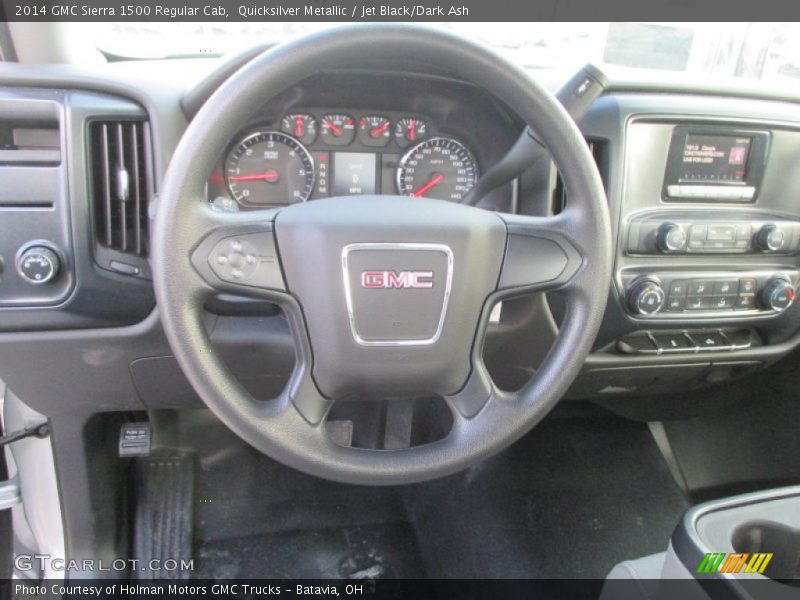 Quicksilver Metallic / Jet Black/Dark Ash 2014 GMC Sierra 1500 Regular Cab