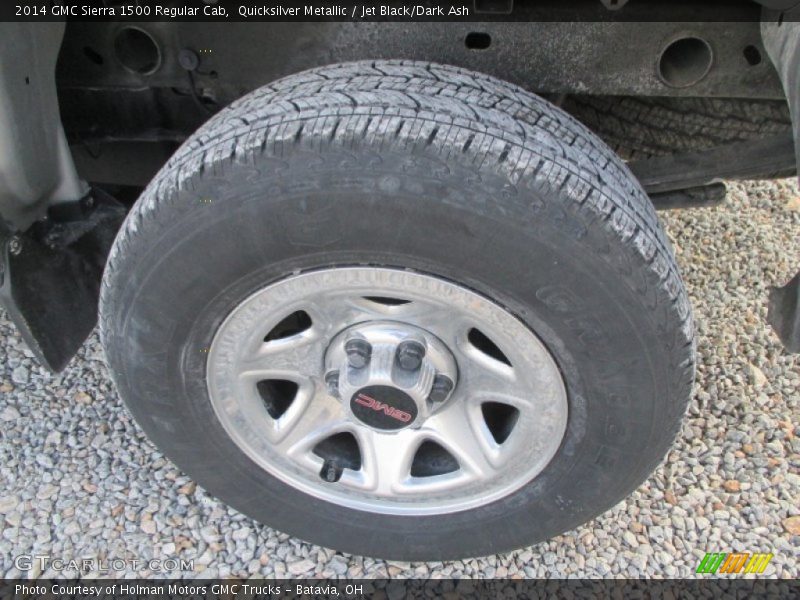 Quicksilver Metallic / Jet Black/Dark Ash 2014 GMC Sierra 1500 Regular Cab