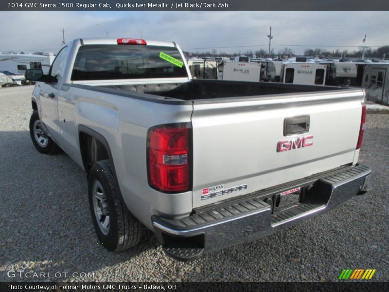 Quicksilver Metallic / Jet Black/Dark Ash 2014 GMC Sierra 1500 Regular Cab