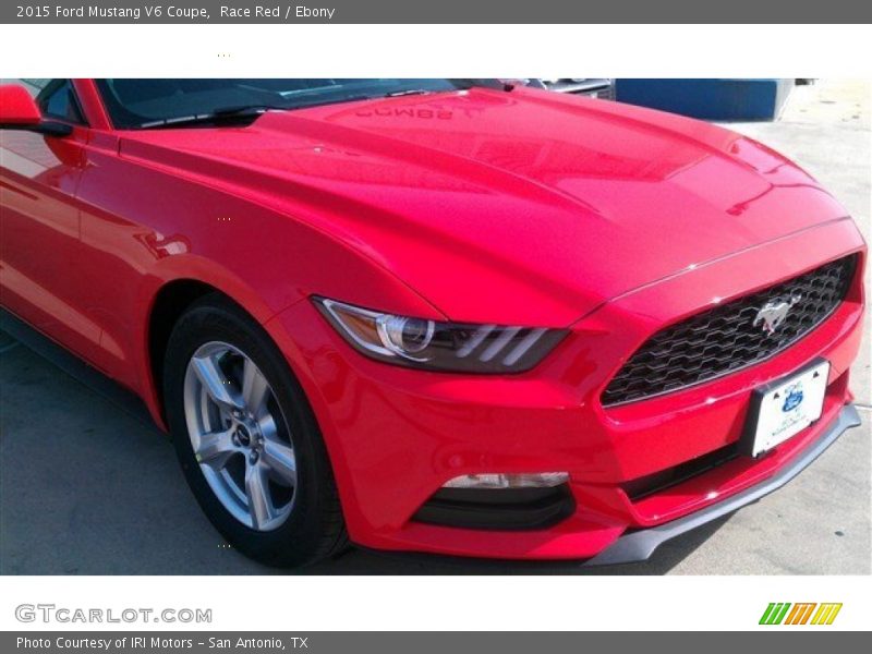 Race Red / Ebony 2015 Ford Mustang V6 Coupe