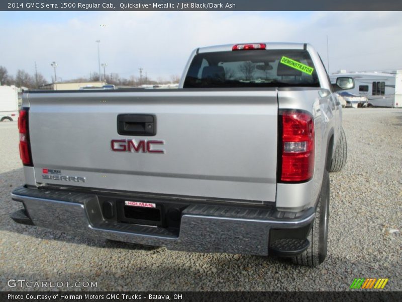 Quicksilver Metallic / Jet Black/Dark Ash 2014 GMC Sierra 1500 Regular Cab