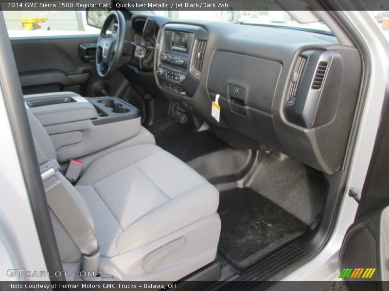 Quicksilver Metallic / Jet Black/Dark Ash 2014 GMC Sierra 1500 Regular Cab