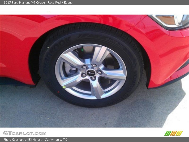 Race Red / Ebony 2015 Ford Mustang V6 Coupe