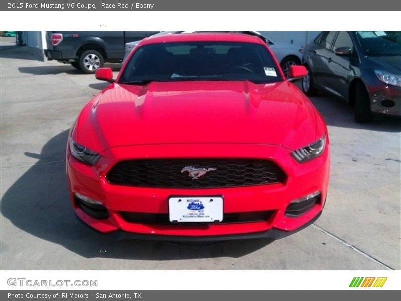 Race Red / Ebony 2015 Ford Mustang V6 Coupe