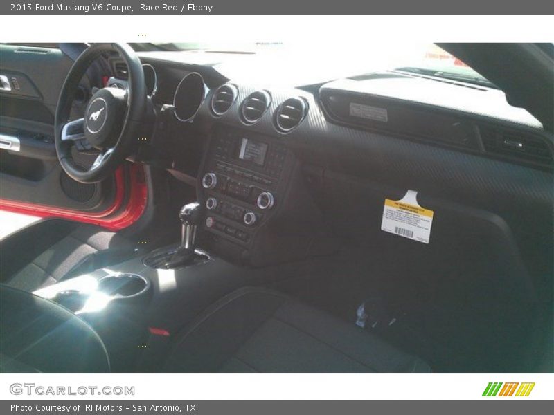 Race Red / Ebony 2015 Ford Mustang V6 Coupe