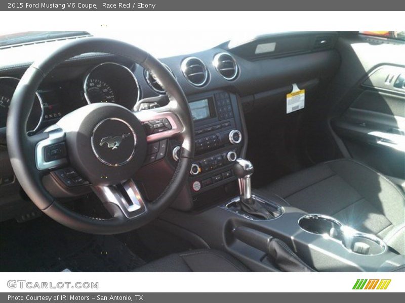 Race Red / Ebony 2015 Ford Mustang V6 Coupe