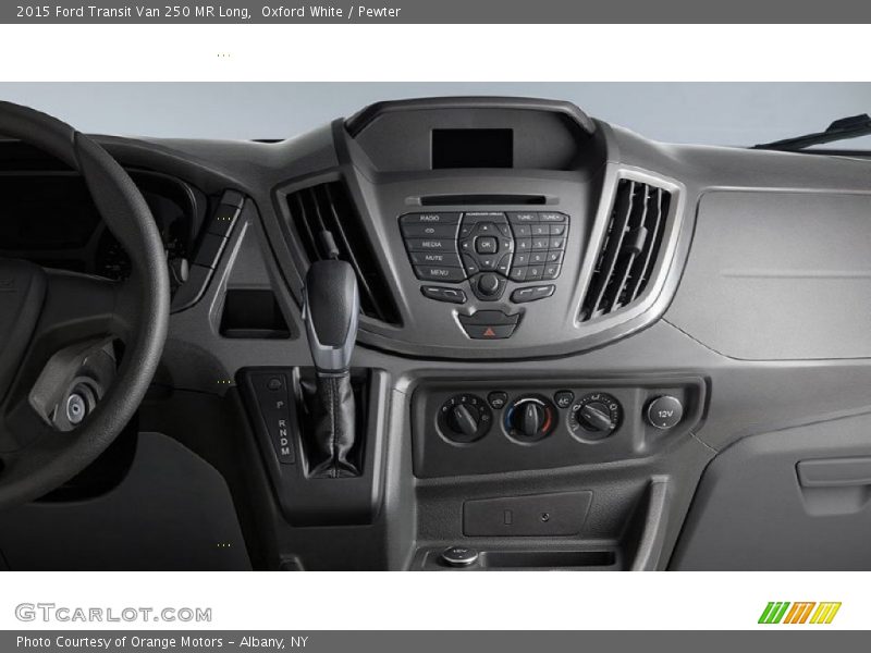 Oxford White / Pewter 2015 Ford Transit Van 250 MR Long