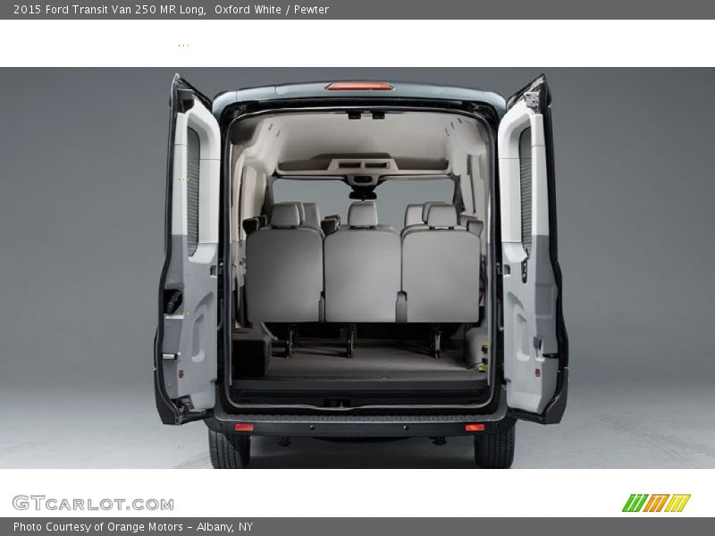 Oxford White / Pewter 2015 Ford Transit Van 250 MR Long
