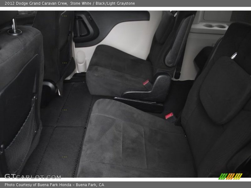 Stone White / Black/Light Graystone 2012 Dodge Grand Caravan Crew