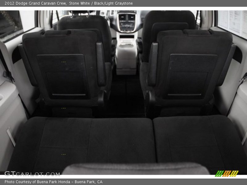 Stone White / Black/Light Graystone 2012 Dodge Grand Caravan Crew