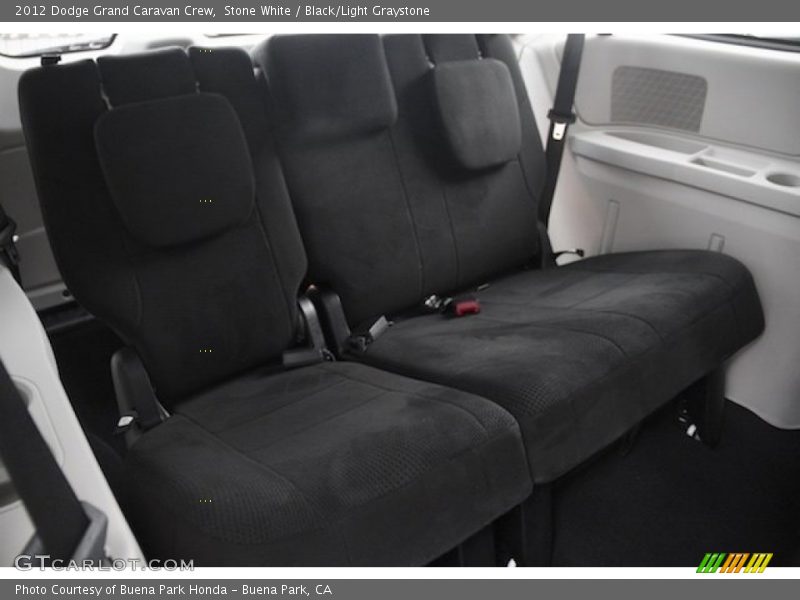 Stone White / Black/Light Graystone 2012 Dodge Grand Caravan Crew