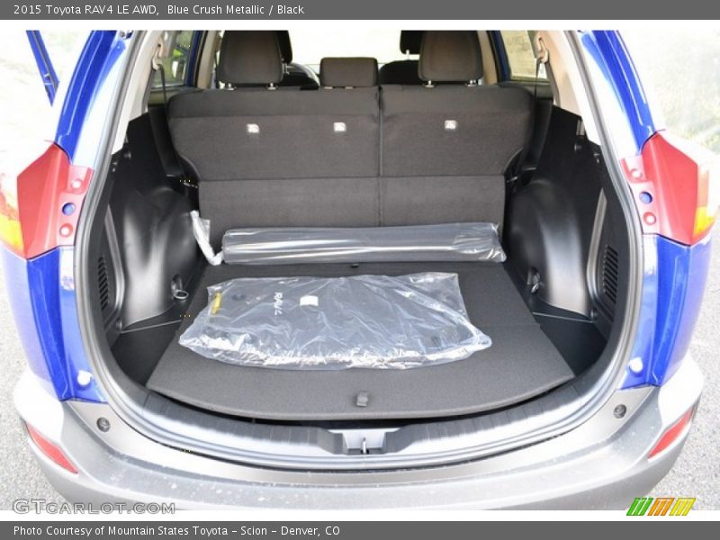 Blue Crush Metallic / Black 2015 Toyota RAV4 LE AWD