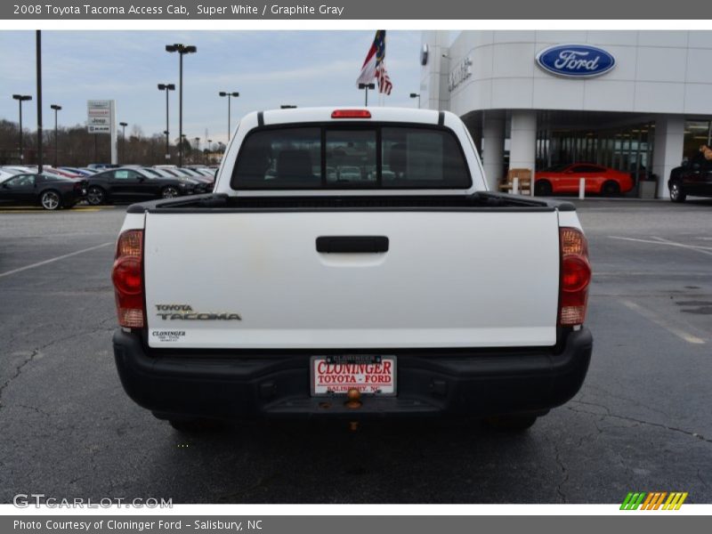 Super White / Graphite Gray 2008 Toyota Tacoma Access Cab