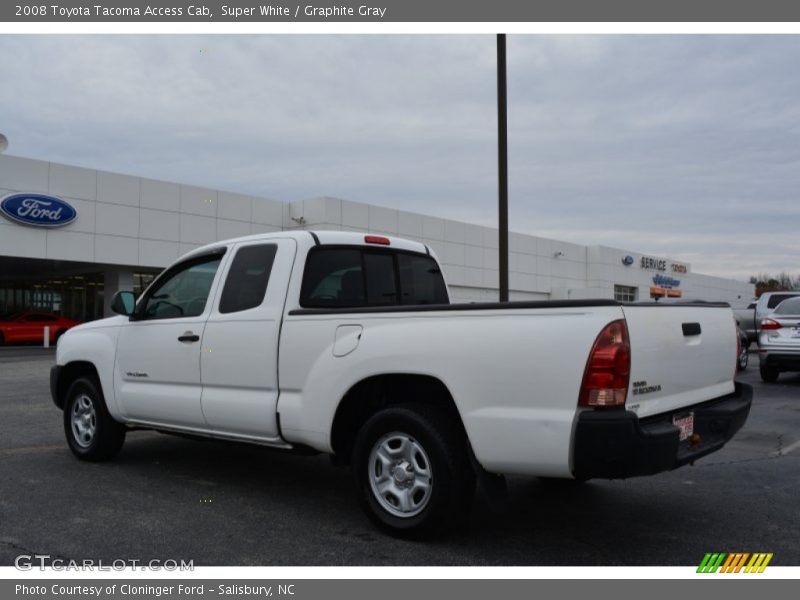 Super White / Graphite Gray 2008 Toyota Tacoma Access Cab