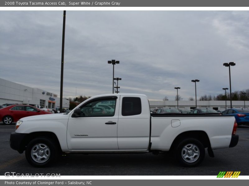 Super White / Graphite Gray 2008 Toyota Tacoma Access Cab