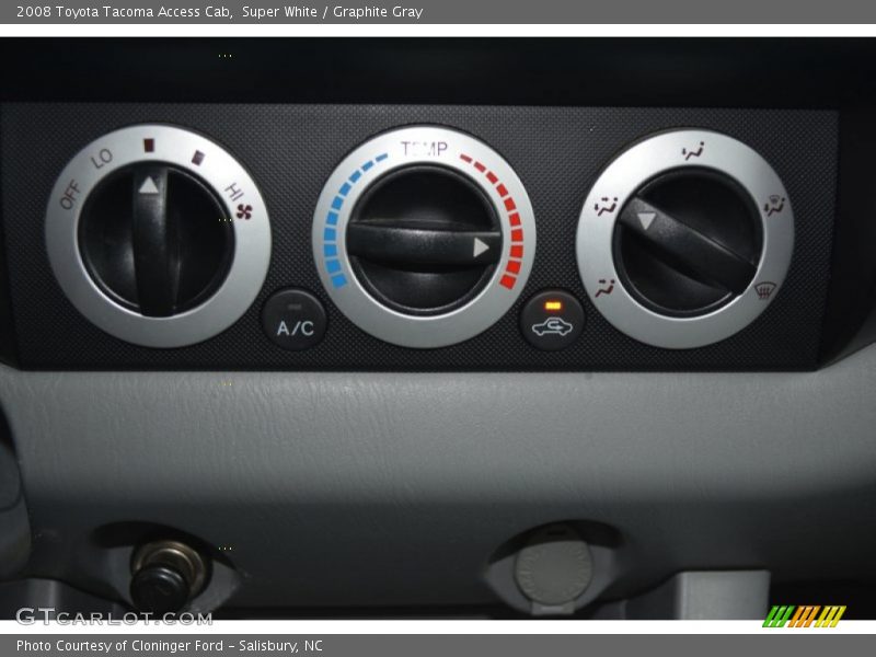 Super White / Graphite Gray 2008 Toyota Tacoma Access Cab