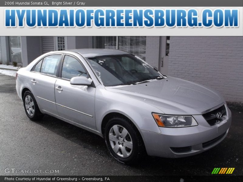 Bright Silver / Gray 2006 Hyundai Sonata GL