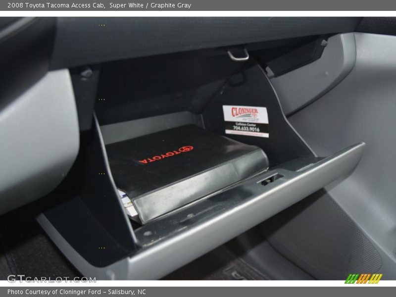 Super White / Graphite Gray 2008 Toyota Tacoma Access Cab
