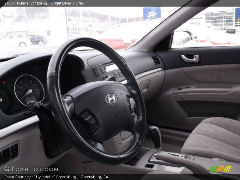 Bright Silver / Gray 2006 Hyundai Sonata GL