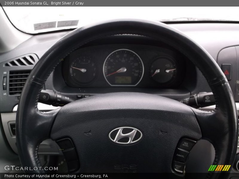 Bright Silver / Gray 2006 Hyundai Sonata GL