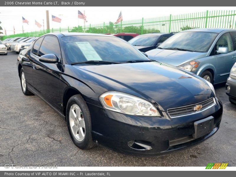 Black / Ebony 2006 Chevrolet Monte Carlo LT
