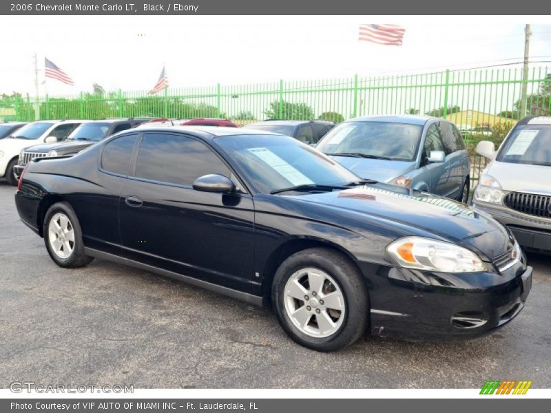 Black / Ebony 2006 Chevrolet Monte Carlo LT