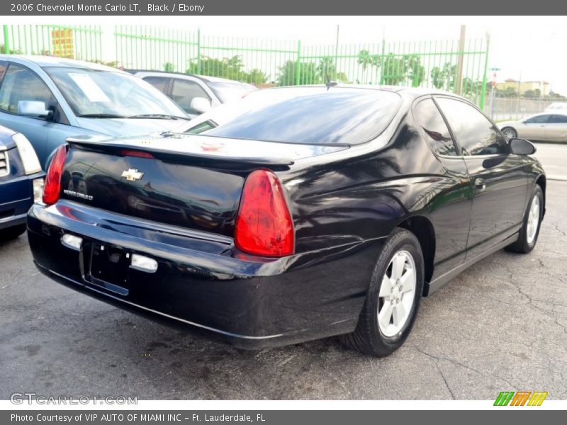Black / Ebony 2006 Chevrolet Monte Carlo LT