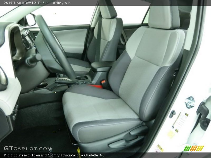 Front Seat of 2015 RAV4 XLE