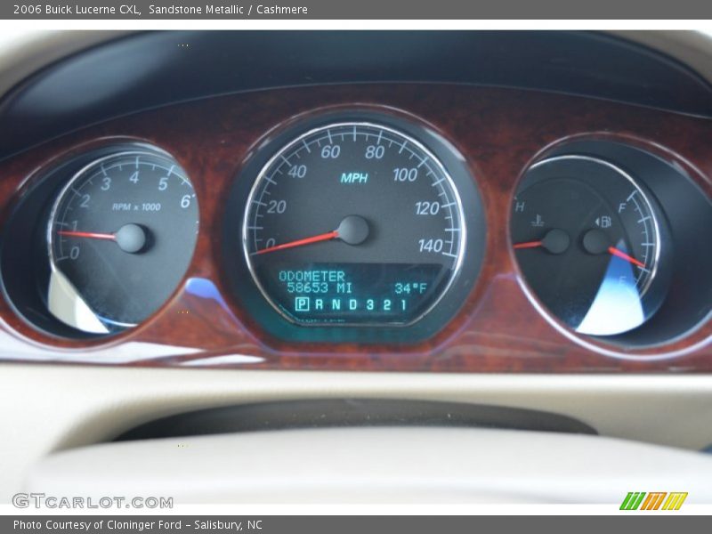 Sandstone Metallic / Cashmere 2006 Buick Lucerne CXL