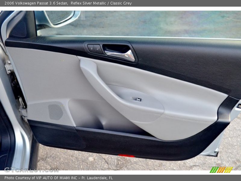 Reflex Silver Metallic / Classic Grey 2006 Volkswagen Passat 3.6 Sedan
