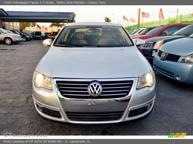 Reflex Silver Metallic / Classic Grey 2006 Volkswagen Passat 3.6 Sedan