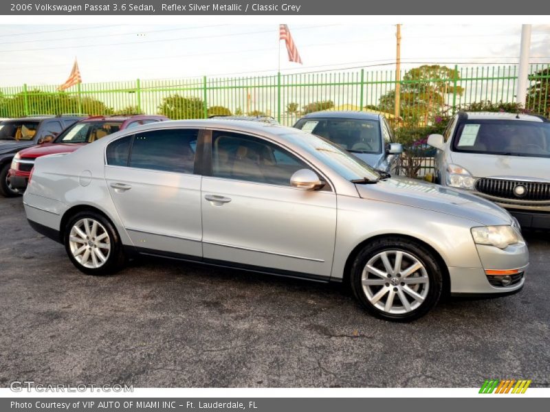 Reflex Silver Metallic / Classic Grey 2006 Volkswagen Passat 3.6 Sedan