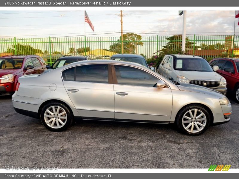Reflex Silver Metallic / Classic Grey 2006 Volkswagen Passat 3.6 Sedan