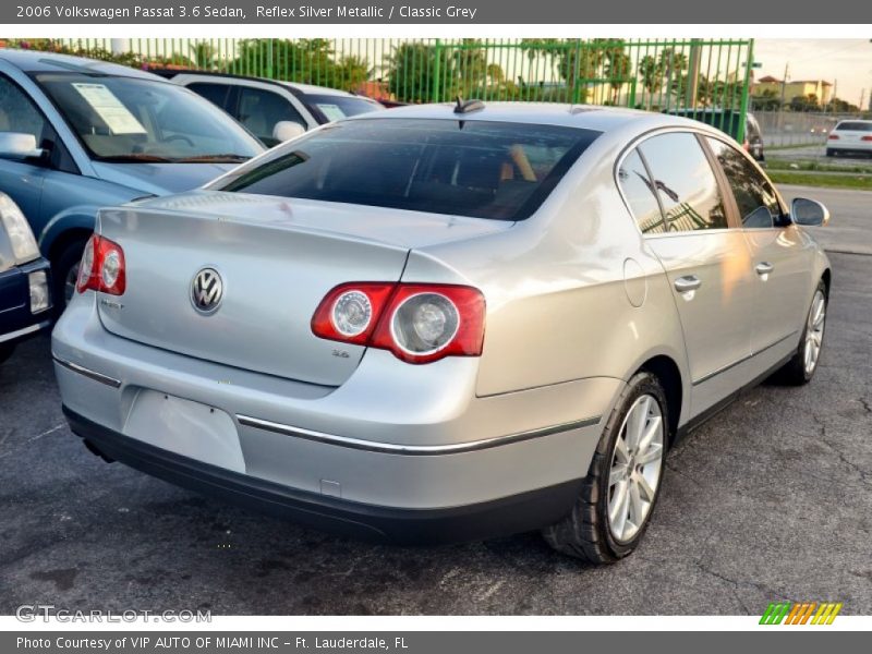 Reflex Silver Metallic / Classic Grey 2006 Volkswagen Passat 3.6 Sedan